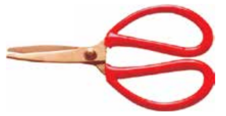 Temo 150mm Safety Scissor - Al-Br